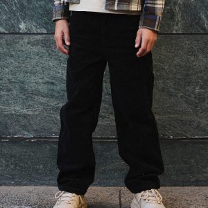 NAME IT Fløjls Bukser Ryan Black