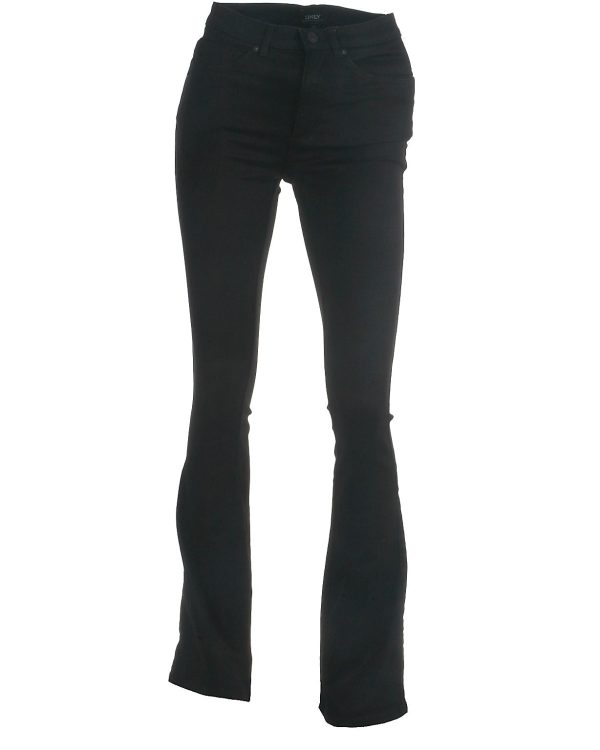 Only jeans flared, Royal high, sort - 164 - XS - "32