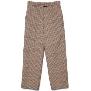 VERO MODA DAME BUKSER AWSIMMA - Beaver Fur Black and Root Beer