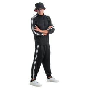 90'er Rapper Kostume Sort