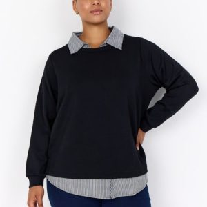Curvy Wasabina 63 Sweatshirt Sort