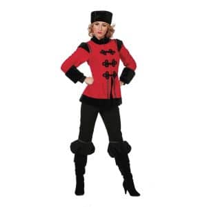 Kozak Kostume Rød/Sort