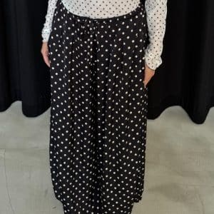 Continue - Bukser - Fanny Dot Pant - Black Dot (Levering midt november)