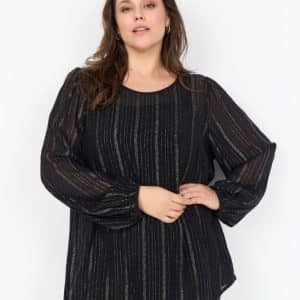 Curvy Wasela 1 Bluse Sort