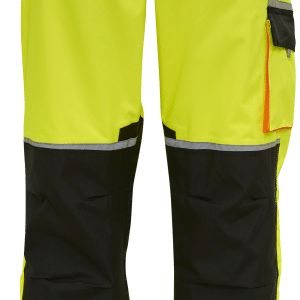 Hi-vis bukser 082404R gul/sort Str. S