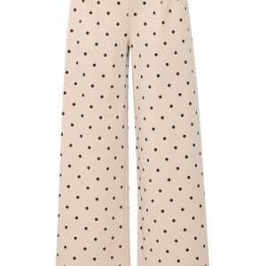 Ichi - Bukser - Kate Dot Wide Long Pant - Kate Dot Print