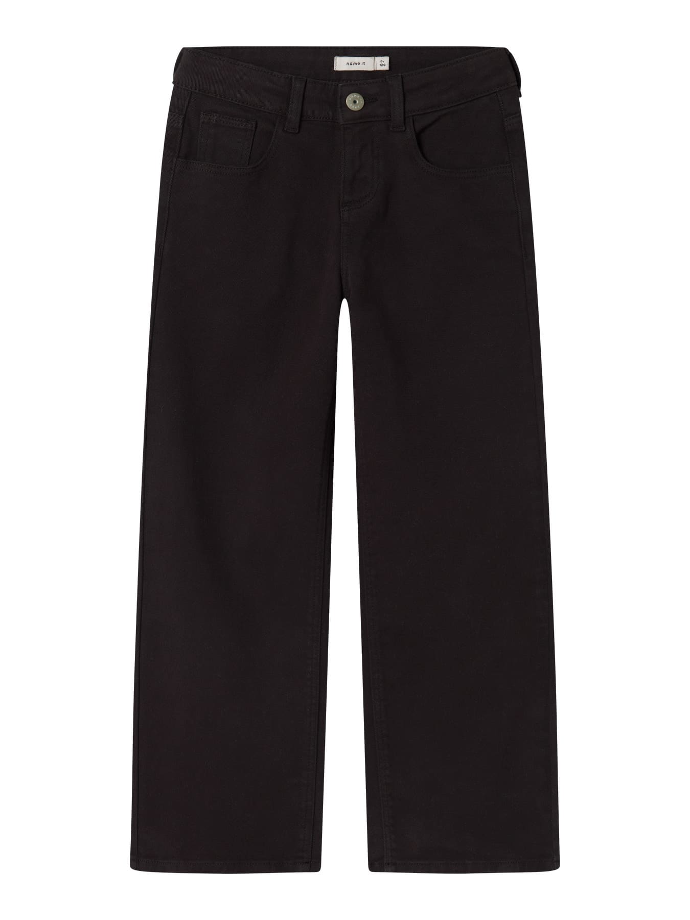 NAME IT Twill Wide Bukser Rose Black