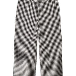 NAME IT Wide Pants Kamille Black Bright White