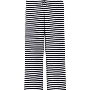 Pieces - Bukser - Laya MW WIide Pants - Black/Bright White