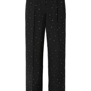 Pieces - Bukser - Michelle Rhinestone HW Pant - Black