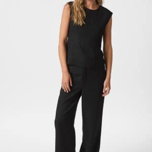 Emmett Boucle bukser - sort