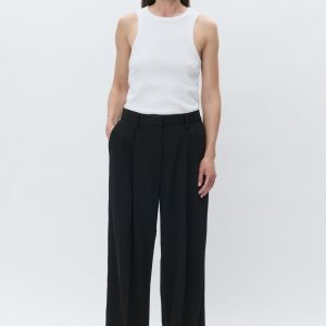 Enzo Garbadine bukser - sort