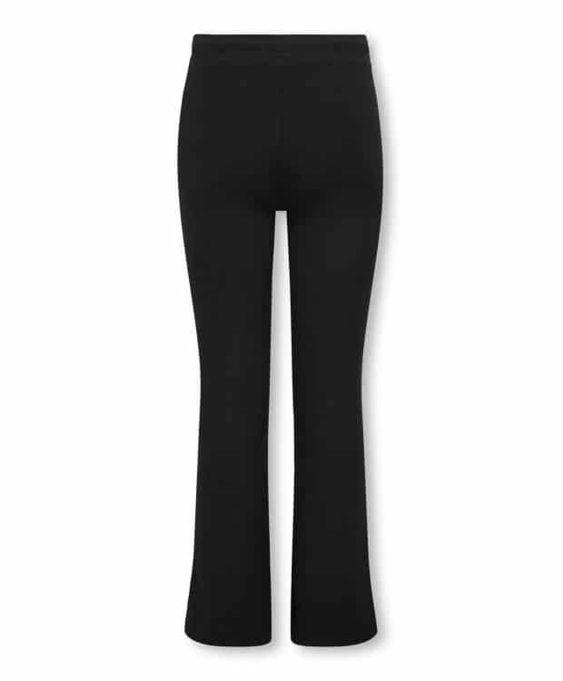 KIDS ONLY KOGFEVER flared pants i sort til piger