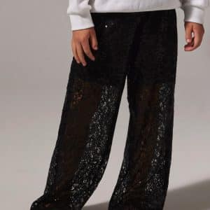 NAME IT Glimmer Wide Bukser Rokia Black