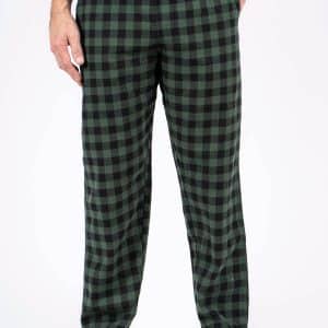 Pre End - Pyjamas bukser I sort/grøn tern