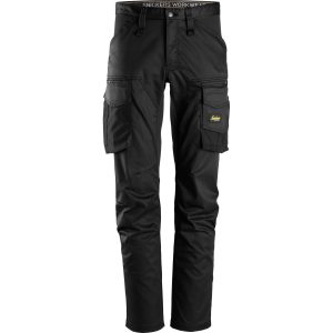 Snickers AW Bukser stretch u/knælom. sort 6803