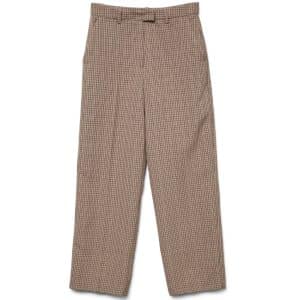 VERO MODA DAME BUKSER AWSIMMA - Beaver Fur Black and Root Beer