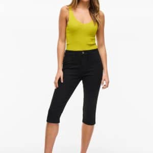 Vijeggy Capri bukser - Black Denim