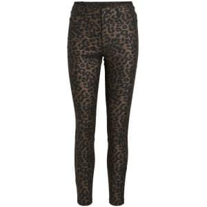 Vila dame coated bukser VIJEGGY - Black Denim