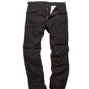 Vintage Industries M65 Heavy Satin Bukser Sort