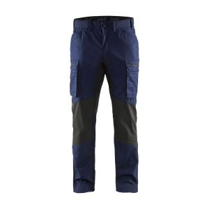BLĂ
KLĂDER 1459 Service Buks med stretch - MarineblĂ„/Sort Herre - MarineblĂ„/Sort / C60 - Servicebukser - BeklĂŠdning Stretch Jeans - Bukser