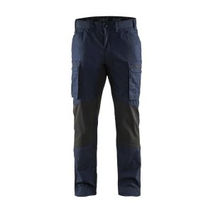 BLĂ
KLĂDER 1459 Service Buks med stretch - MĂžrk MarineblĂ„/Sort Herre - MĂžrk MarineblĂ„/Sort / D92 - Servicebukser - BeklĂŠdning Stretch Jeans - Bukser