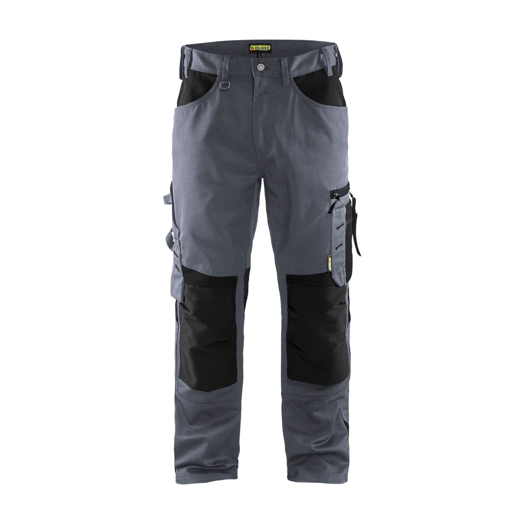 BLÅKLÄDER 1556 Håndværker Buks - Grå/Sort herre - Grå/Sort / C148 - Bukser - Baglomme - BLÅKLÄDER