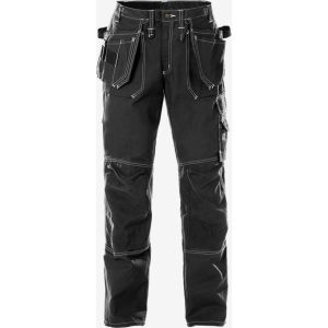 Kansas Håndværker bomuld bukser dame 253K - Sort / 44 - Bukser - Bukser - DISCOUNT