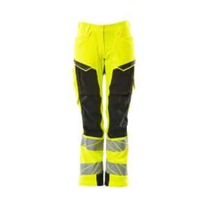 Mascot Accelerate Safe arbejdsbukser dame pasform DIAMOND,stretch - 19078-511-1709 hi-vis gul/sort - hi-vis gul/sort / 82C54 - Bukser - beklædning - Dame