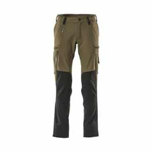 Mascot Advanced Funktionsbukser Full Stretch 21679-311-3309 mosgrøn/sort - 90C49 - Bukser - Baglomme - Bukser