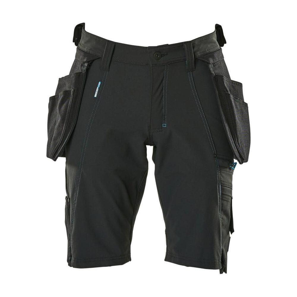 Mascot Advanced Shorts, aftagelige hængelommer, Stretch, sort17149-311 - C45 - Bukser - Baglomme - DISCOUNT
