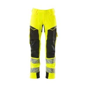 MascotAccelerate Safe Arbejdsbukser knælommer Full Stretch - 19079-511-1709 hi-vis gul/sort - hi-vis gul/sort / 76C51 - Bukser - Baglomme - Bukser
