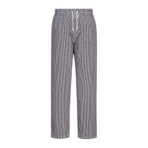 Portwest Bromley Kokkebukser C079 - Sort ternet / S - Bukser - Kokkebukser - NODISCOUNT