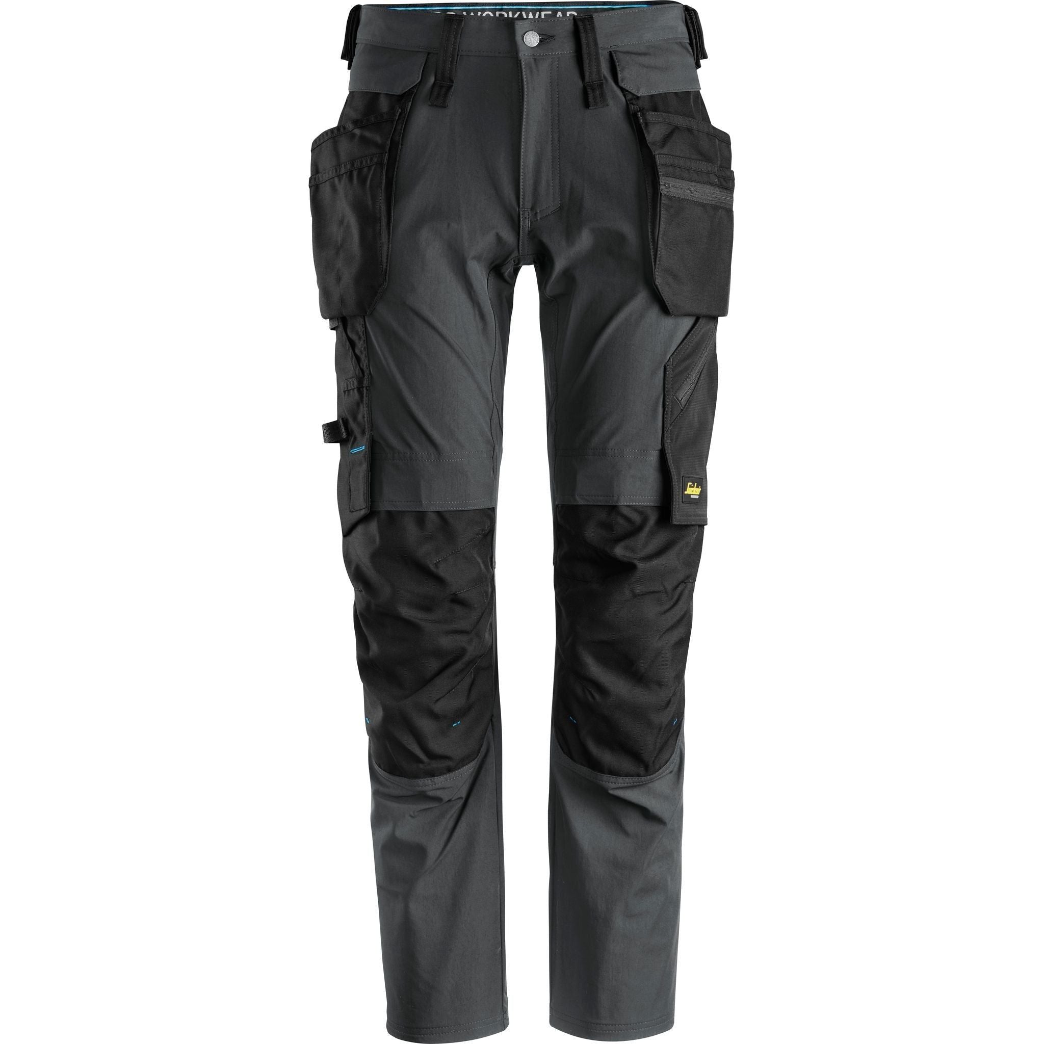 Snickers Bukser med aftagelige hylsterlommer koksgrå/sort 6208 - koksgrå/sort / 96 - Bukser - Arbejdsbukser - DISCOUNT