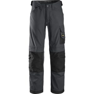 Snickers Håndværkerbukser, Canvas+ koksgrå/sort 3314 - koksgrå/sort / 248 - Bukser - Arbejdstøj - DISCOUNT